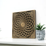 OM Square Mandala Wall Art