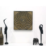 Illusion Ohm Mandala Wooden Art