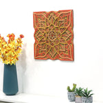 Vintage style Wood Frame Wooden Carving