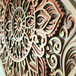 Flower Mandala Decor Art