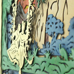 Wooden Art of Radha Krishna