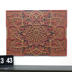 wood framed wall décor