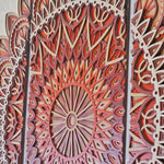 Square Mandala Wall Piece