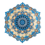 Blue cupid Mandala Wall Art
