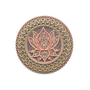 Lotus Wooden Mandala Wall Art