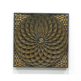 Illusion Ohm Mandala Wall Art