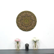 Yellow Color Circle Art 