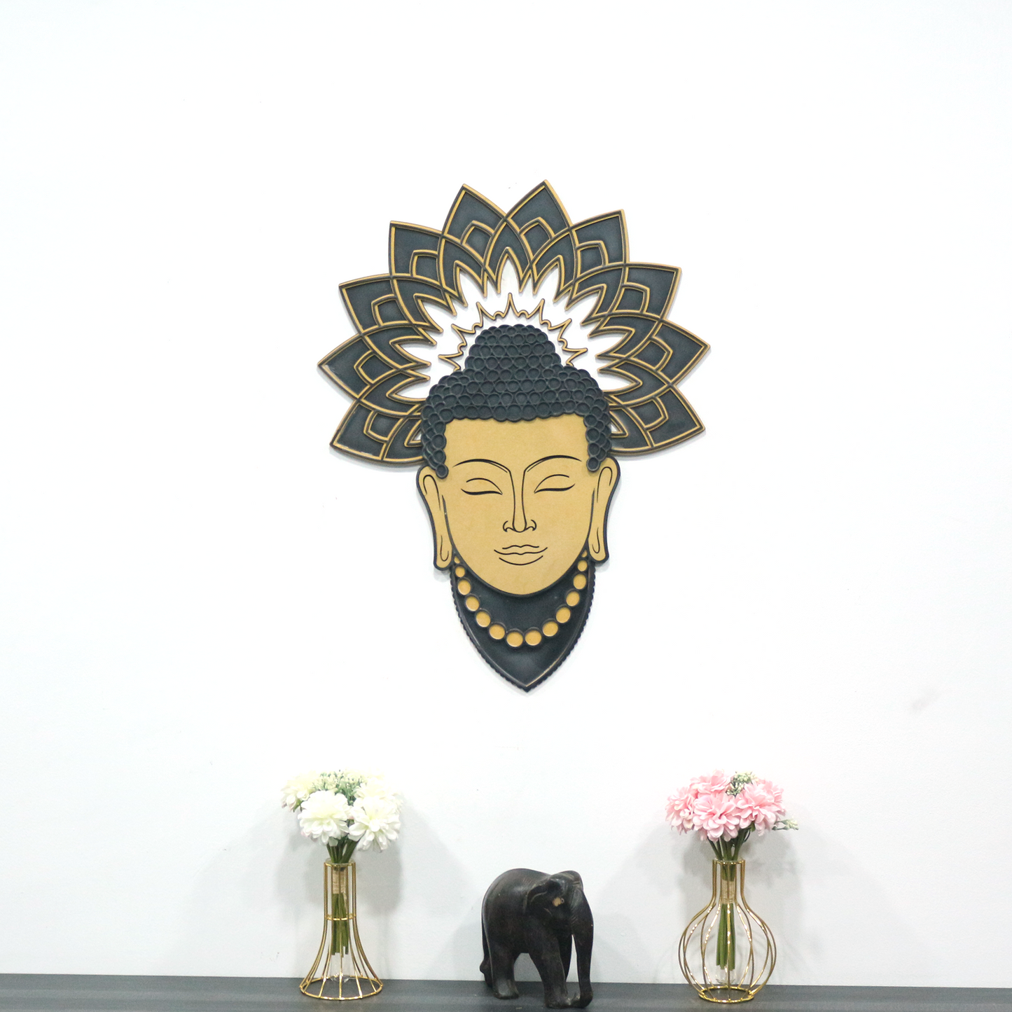Buddha Face Hanging Art