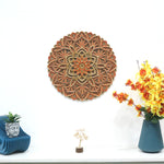 Circle Mandala Wooden Piece