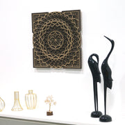 Mandala Sacred Geometry Laser Cut Wood Art