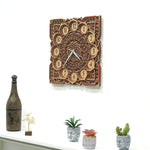 wooden mural wall hanging