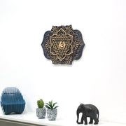  Blue Colored Wooden Art