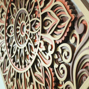 Flower Mandala Decor Art