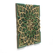 Wooden Layered Mandala Art Piece