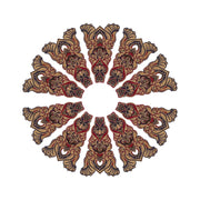 Radial Mandala Peacock