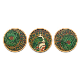 Peacock Mandala - Set of 3