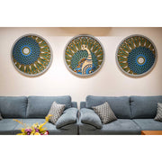 Peacock Mandala - Set of 3